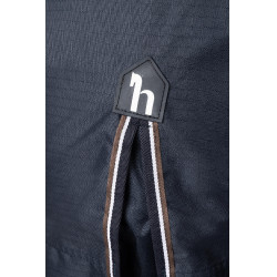 Couverture d'extérieur Glasgow 300g poney Horze 600D Myrtille Gris