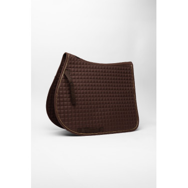 Tapis de selle Horze Exeter mixte Marron foncé / gold