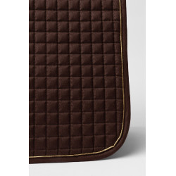 Tapis de selle Horze Exeter mixte Marron foncé / gold