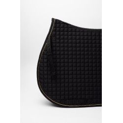Tapis de selle Horze Exeter mixte Noir / gold