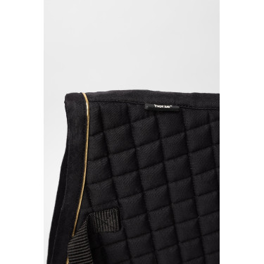 Tapis de selle Horze Exeter mixte Noir / gold
