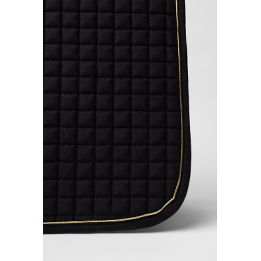 Tapis de selle Horze Exeter mixte Noir / gold