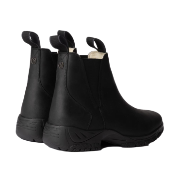 Boots jodhpur Horze Cornwall en cuir doublés laine Noir
