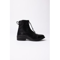 Boots jodhpur Horze Oldenburg en cuir avec fermeture éclair frontale Noir