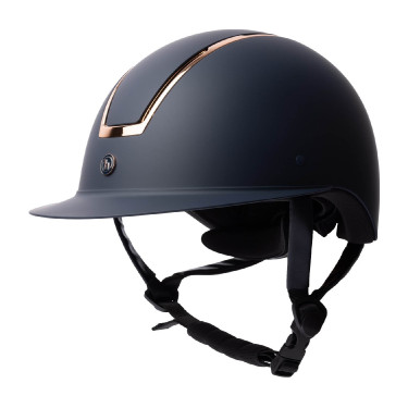 Casque Horze Altitude Marine / rose gold Bleu marine