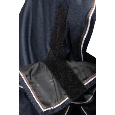 Couverture d'extérieur cou combo Horze Glasgow 300 g Myrtille Gris