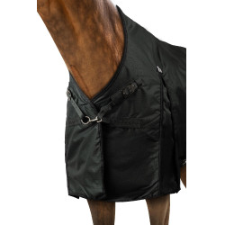 Couverture d'extérieur Helsinki Horze high neck 50 g Vert scarabé