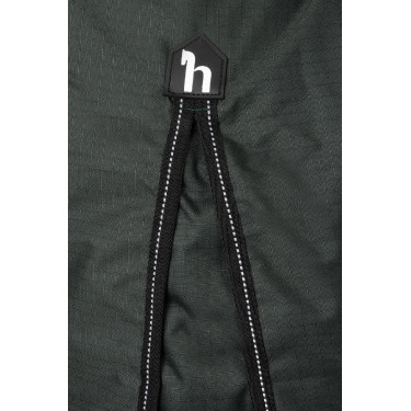 Couverture d'extérieur Helsinki Horze high neck 50 g Vert scarabé