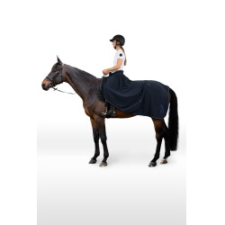 Couvre-reins polaire 2-en-1 Horze Marine Bleu marine