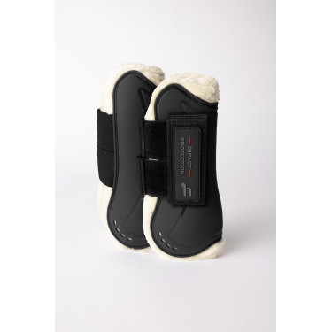 Guêtres avec fausse fourrure Horze Armour Airflow Noir