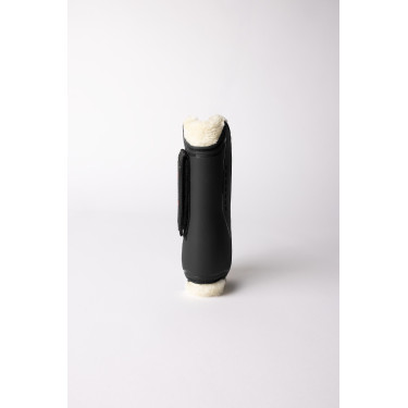 Guêtres avec fausse fourrure Horze Armour Airflow Noir