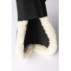 Guêtres avec fausse fourrure Horze Armour Airflow Noir