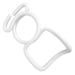 Fiche à pince Hippotonic Blanc