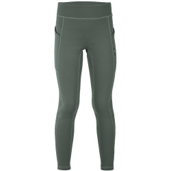 Legging doublé polaire Riding World Volga enfant Gris vert