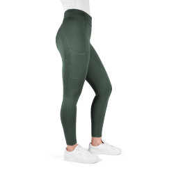 Legging Equithème Birdy femme Kaki