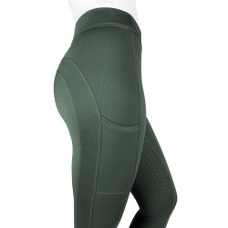 Legging Equithème Birdy femme Kaki