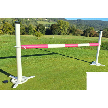 Kit obstacle Hippotonic avec cube Rose / blanc