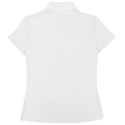 Polo concours Equithème Suzanne femme Blanc