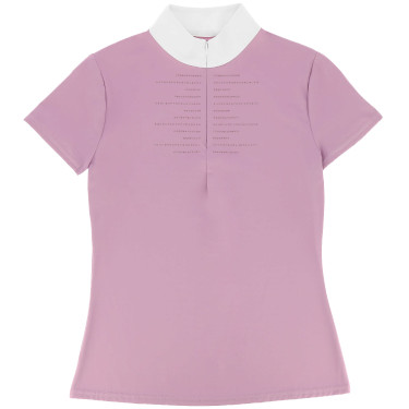 Polo concours Equithème Suzanne femme Mauve Violet