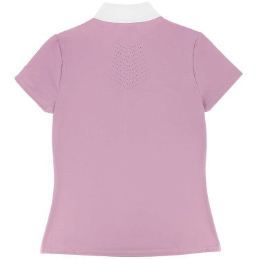 Polo concours Equithème Suzanne femme Mauve Violet