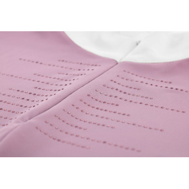 Polo concours Equithème Suzanne femme Mauve Violet