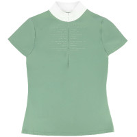 Polo concours Equithème Suzanne femme Vert clair