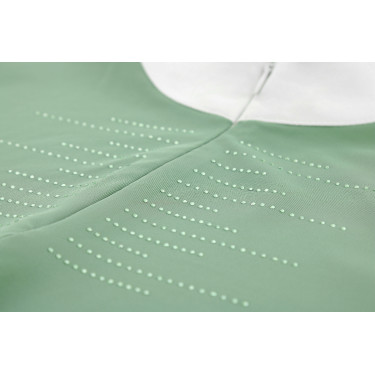 Polo concours Equithème Suzanne femme Vert clair Polo concours Equithème Suzanne femme Vert clair