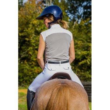 Polo concours sans manches Equithème Judith femme
