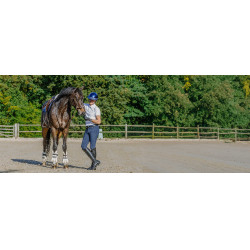 Polo de concours Equithème Chris homme Blanc