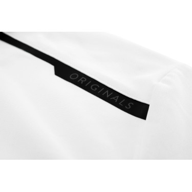 Polo de concours manches longues Equithème Adrien homme Blanc