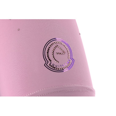 Polo Je t'aime Equithème Claudia femme Mauve Violet