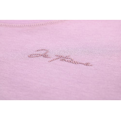 T-shirt enfant et junior Je t'aime Equithème Bonnie Mauve Violet