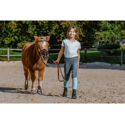 T-shirt enfant et junior Je t'aime Equithème Bonnie Vert / menthe