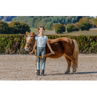 T-shirt enfant et junior Je t'aime Equithème Bonnie Vert / menthe