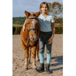 T-shirt enfant et junior Je t'aime Equithème Bonnie Vert / menthe