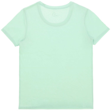 T-shirt enfant et junior Je t'aime Equithème Bonnie Vert / menthe