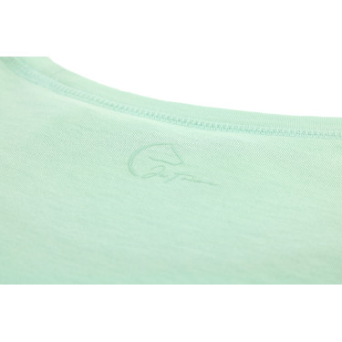 T-shirt enfant et junior Je t'aime Equithème Bonnie Vert / menthe