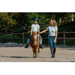 T-shirt Je t'aime Equithème Bonnie femme Vert / menthe