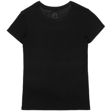 T-Shirt pour enfant et junior Je t'aime Equithème Tessie Noir