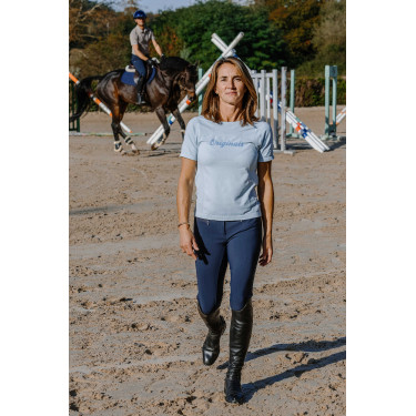 T-Shirt seamless manches courtes Equithème Elena femme