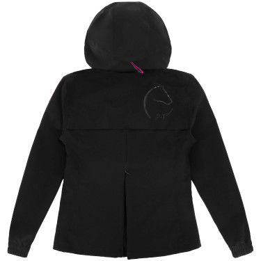 Veste imperméable Je t'aime Equithème Astrid femme Noir