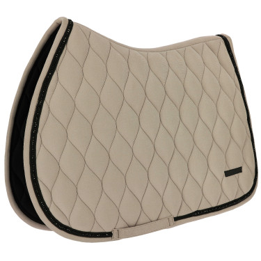 Tapis de selle mixte Equithème Pearl Taupe Marron Tapis de selle mixte Equithème Pearl Taupe Marron