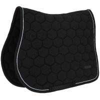 Tapis de selle mixte Equithème Honey Noir Tapis de selle mixte Equithème Honey Noir