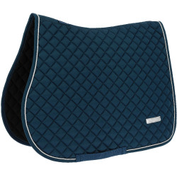 Tapis de selle mixte Equithème Nacre Bleu