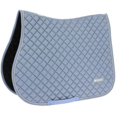 Tapis de selle mixte Equithème Nacre Bleu acier