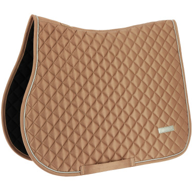 Tapis de selle mixte Equithème Nacre Bronze Marron