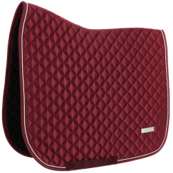 Tapis de selle dressage Equithème Nacre Bordeaux