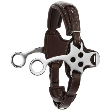 Muserolle pour hackamore Norton Compet Havane Marron