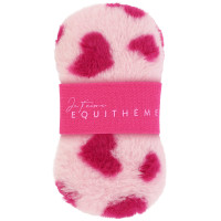 Éponge Je t'aime Equithème 2 faces Rose / fuchsia