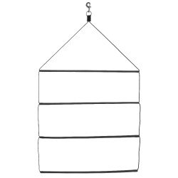 Présentoir échelle réglable pour couverture Hippotonic Noir Présentoir échelle réglable pour couverture Hippotonic Noir